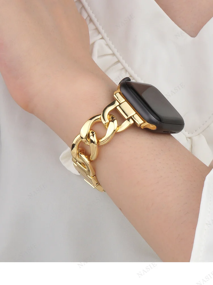 Luxury Metal Bracelet Strap for Fitbit Versa and Sense Series