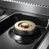 KITCHEN Pro-Style Gas Rangetop with 6 Sealed Burners 36 - Inch, Stainless Steel HRT3618U 4