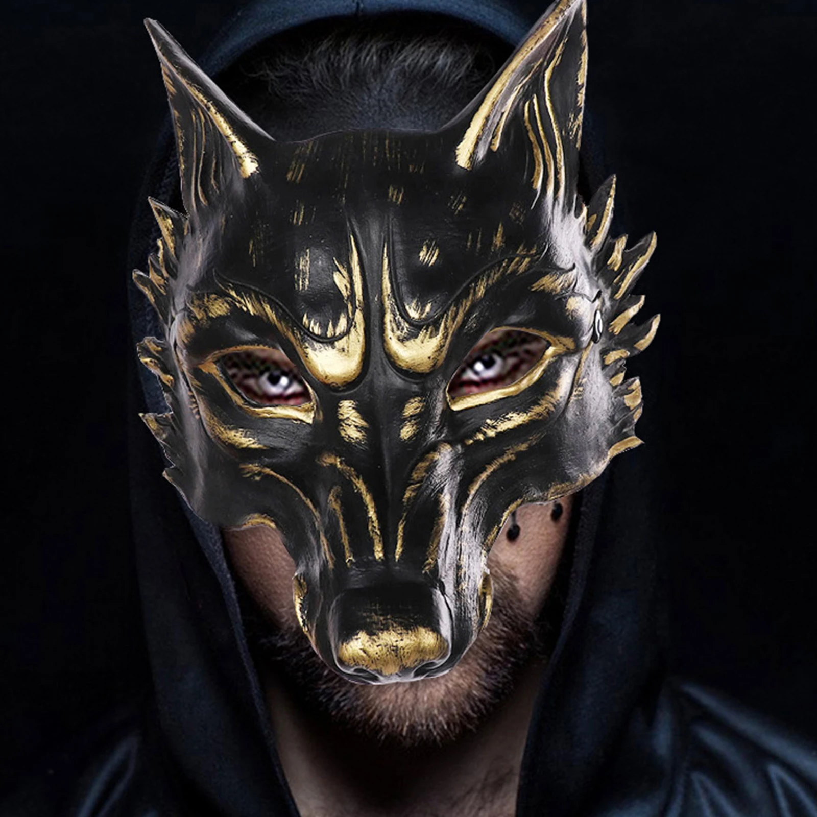 Halloween 3D Wolf Mask Party Masks Cosplay Realistic Horror Wolf Masquerade  Party Soft Masks Wolf Carnival Role-playing Toys - AliExpress