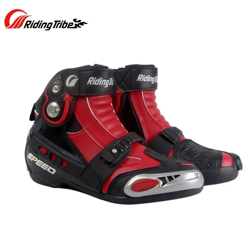 Men Motorcycle Boots bota Motocross Off-Road Racing Ankle moto shoes Street Riding Shoes Protective Gear motorboats