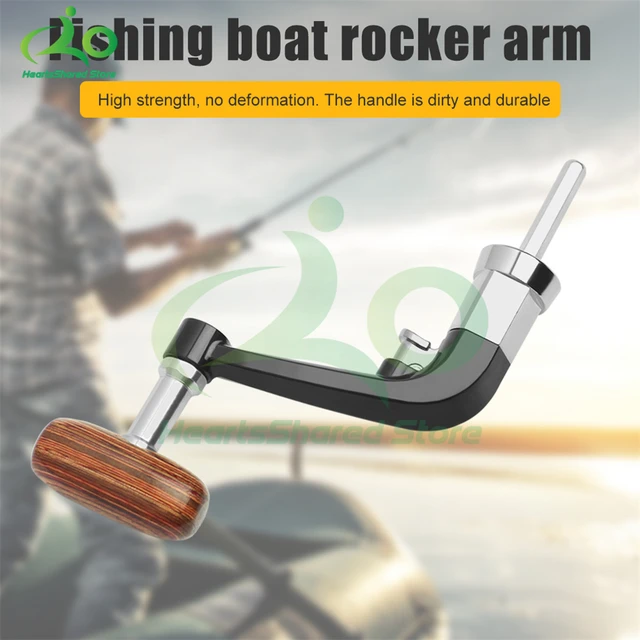 Folding Rocker Arm Fishing Reel Repair Parts Foldable Metal Reel