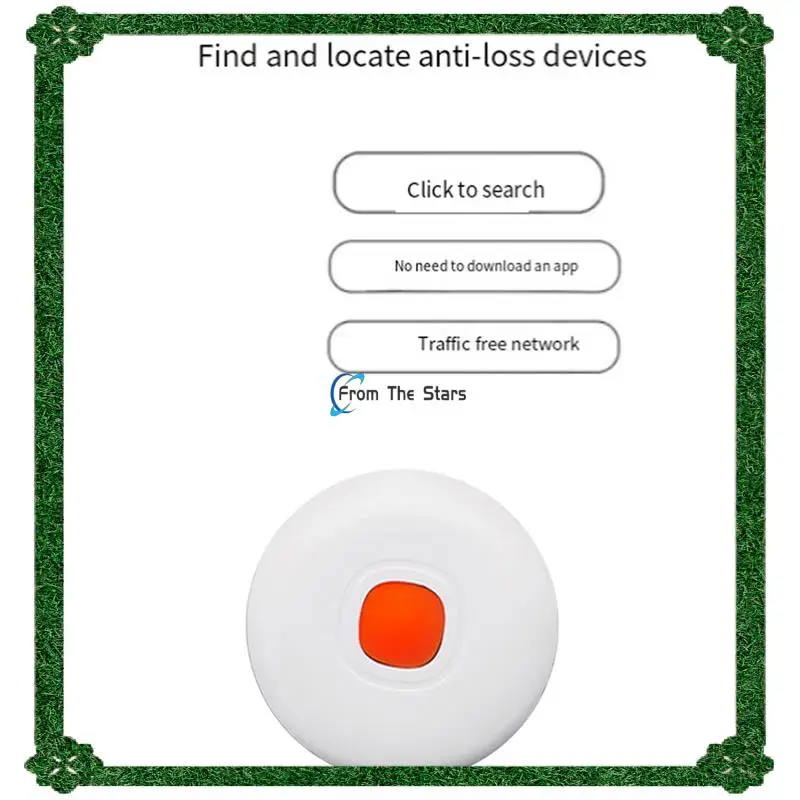 Anti-Lost GPS Tracker Positioning Device Work Find My Airtag Locator Global Bike Tracker Bluetooth Tracking Search Finder 1 Pcs