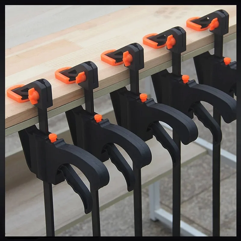 

4/6/8/10/12Inch F Clamp Woodworking Clamp Hard Quick Ratchet Release Speed Squeeze Clip Woodworking Work Bar DIY Home Hand Tool