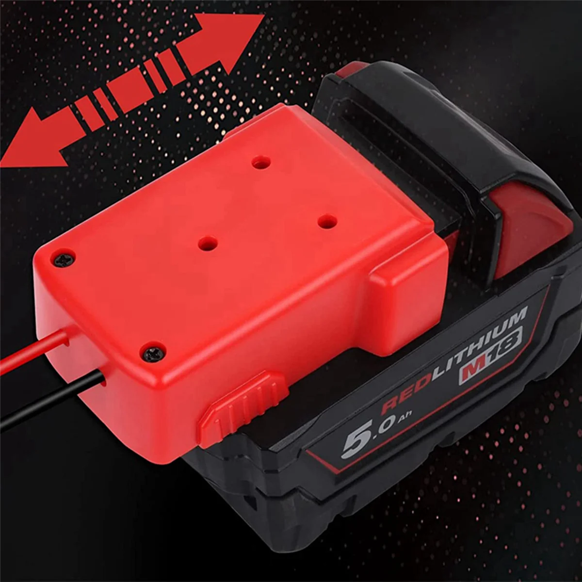 

2X Step Down DC Voltage Converter for 18V To12V Battery Dock Power 180W Inverter,Connector DIY Adapter Buck Boost
