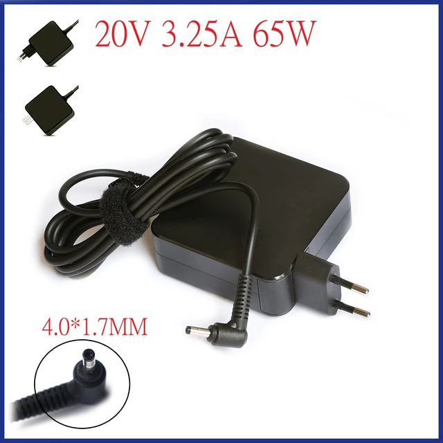 US 20V 3.25A 65W 4.0*1.7mm Laptop Charger For Lenovo IdeaPad 330s 320  100-15 B50-10 YOGA 710 510-14ISK Redmibook 14 13 Adapter - AliExpress