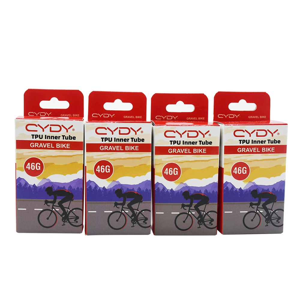 CYDY Road Bike 700C TPU Inner Tube 700x35 38 40 45 47 50C Bicycle Ultralight Tire French Valve 45/65MM MTB Bike 29x1.5 1.75 1.9