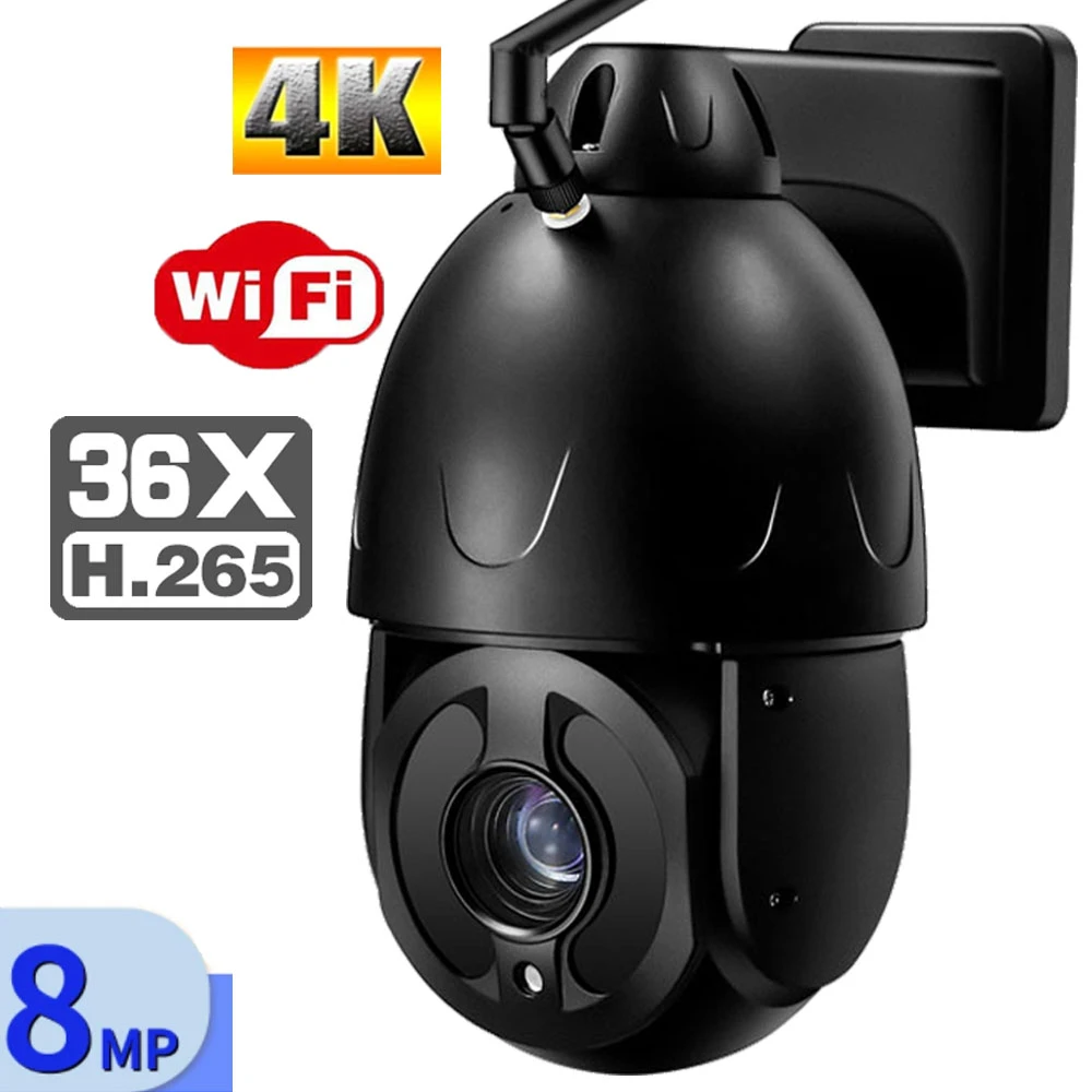 8MP IP Camera 4k Wifi Wireless 36X Optical Zoom Sony415 Outdoor