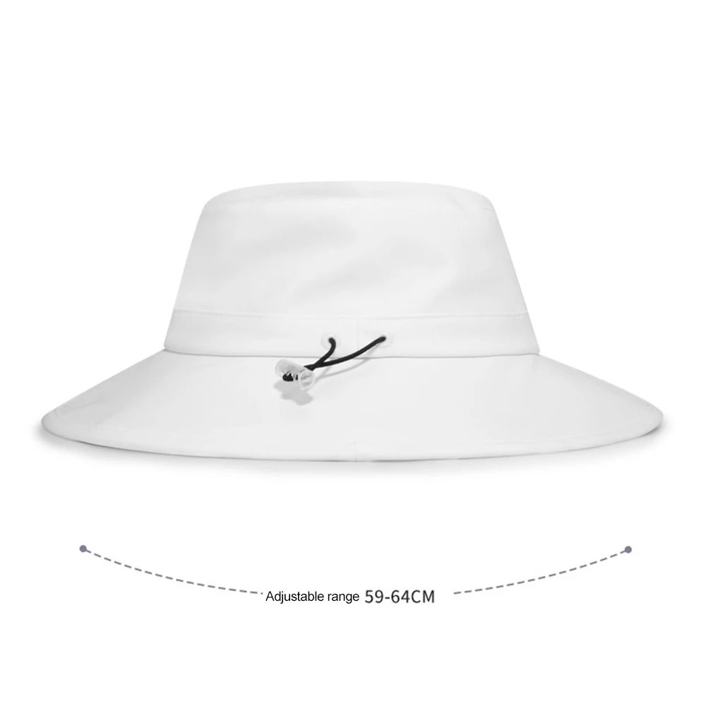 PGM Men UV Adjustable Buckle Windproof Quickdrying Rope Cap Sweat-absorbing Band Outdoor Golf Hat Fisherman Hats MZ059