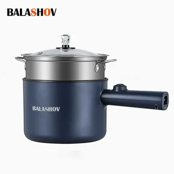 Mini Electric Cooker Multi-Function All-In-One Pot Single Double Layer Household Noodle Cooker Non-Stick Hot Pot Kitchen Tool 1