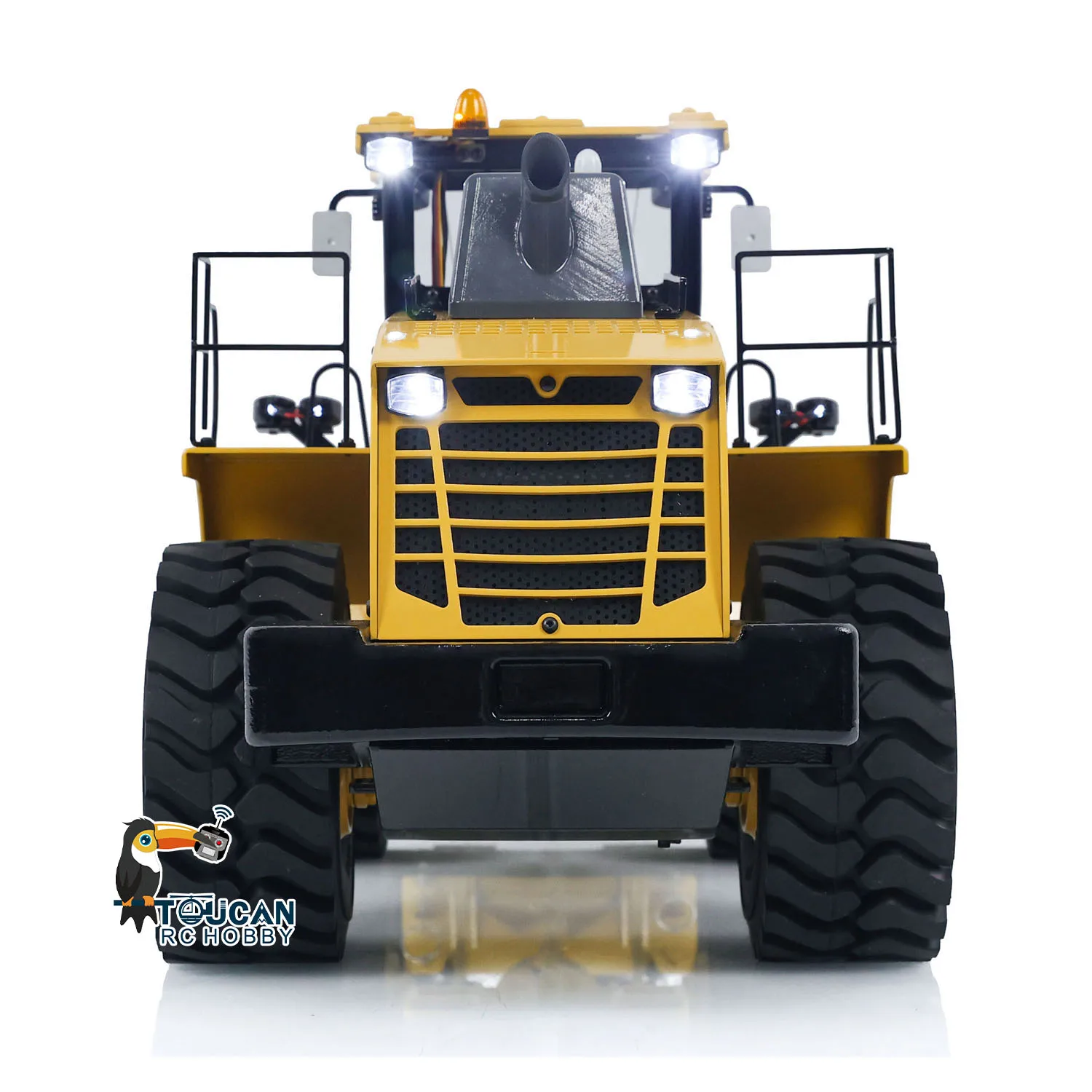 XDRC 1/14 Hydraulic RC Loader 470 Metal Radio Control Construction Vehicle Smoke Sounds Light System Assembled RC Toys Model 3