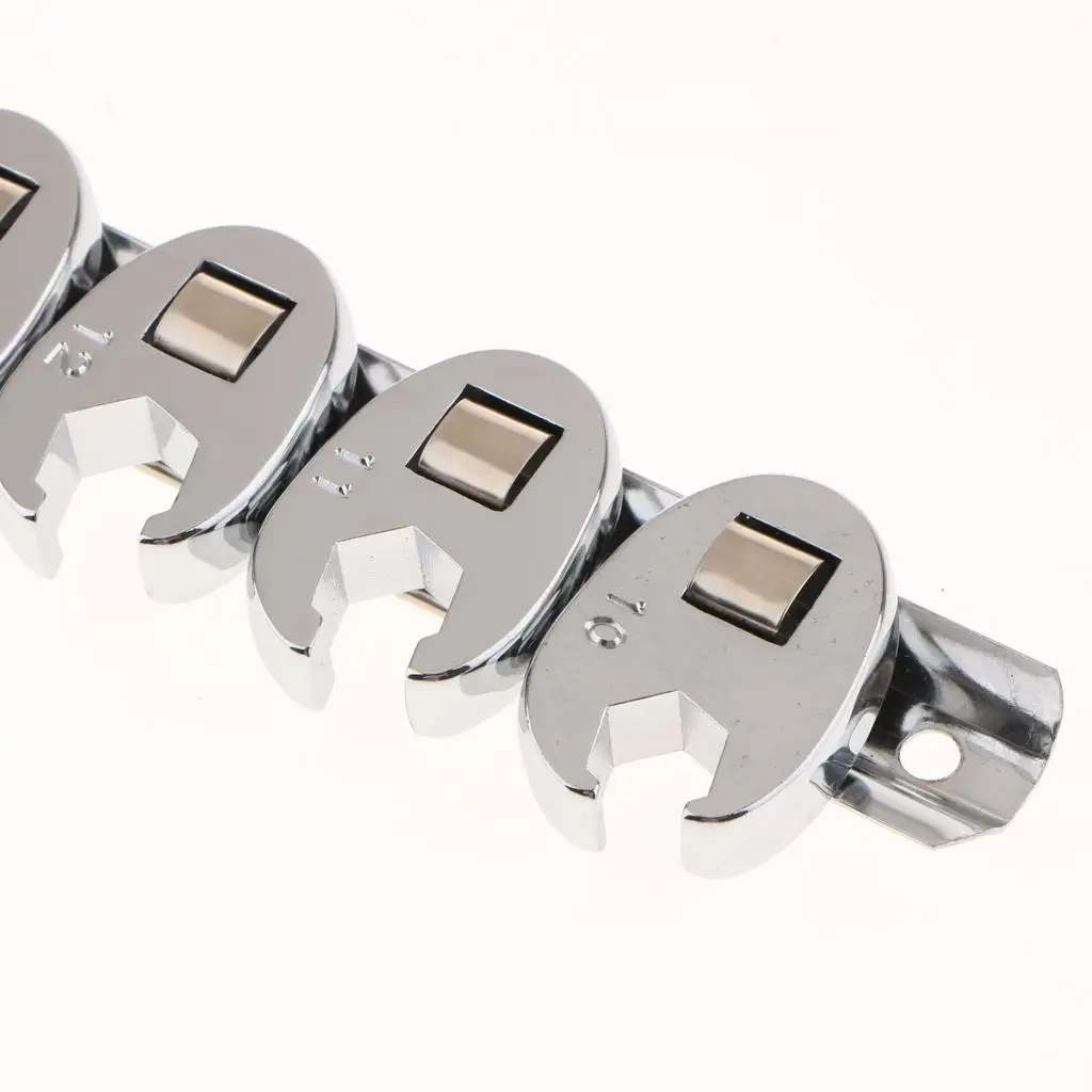 

10pcs Nut Wrench Set 3/8'' Drive With Rail 10mm-19mm Size New