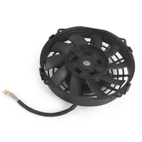 Kit de montage électrique universel pour climatisation de voiture, 7/10/12/14 pouces, 12V, 80W, 2100 tr/min, radiateur électronique, lame de ventilateur de refroidissement 4