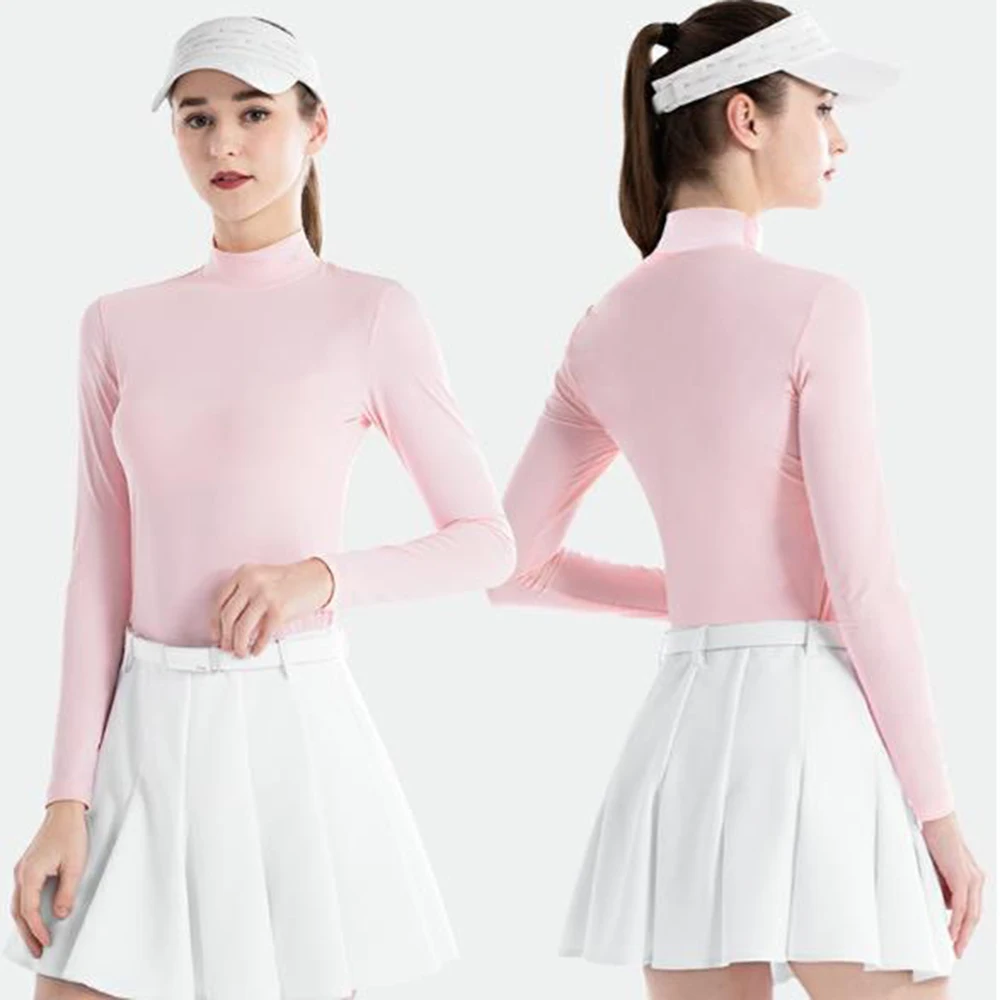 PGM Women'S Sports Pleated Skirt,Golf Ladies Short Skirt,Summer Golf Clothing,Inside Have Prevent Light Leakage Safety Pants