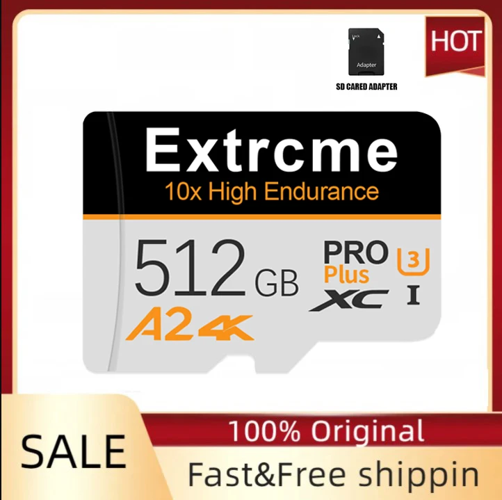 Memory Sd Card 128Gb 256Gb 512Gb Ad Alta Velocità Class10 Sd/Tf Flash Card Per Smartphone Table Pc Camera Flash Mini Sd Card 32Gb 64Gb