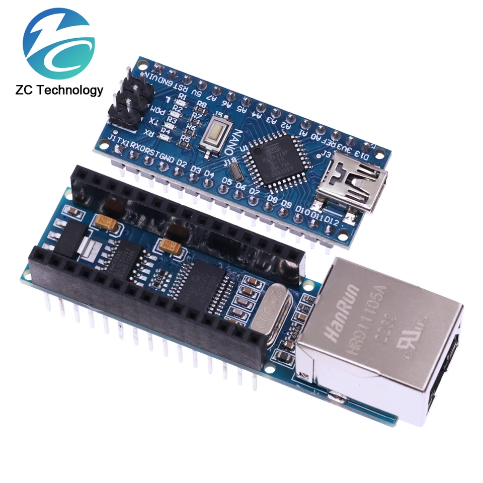 Modulo Ethernet LAN ENC28J60 Per Arduino E Microcontrollori 51 AVR ...