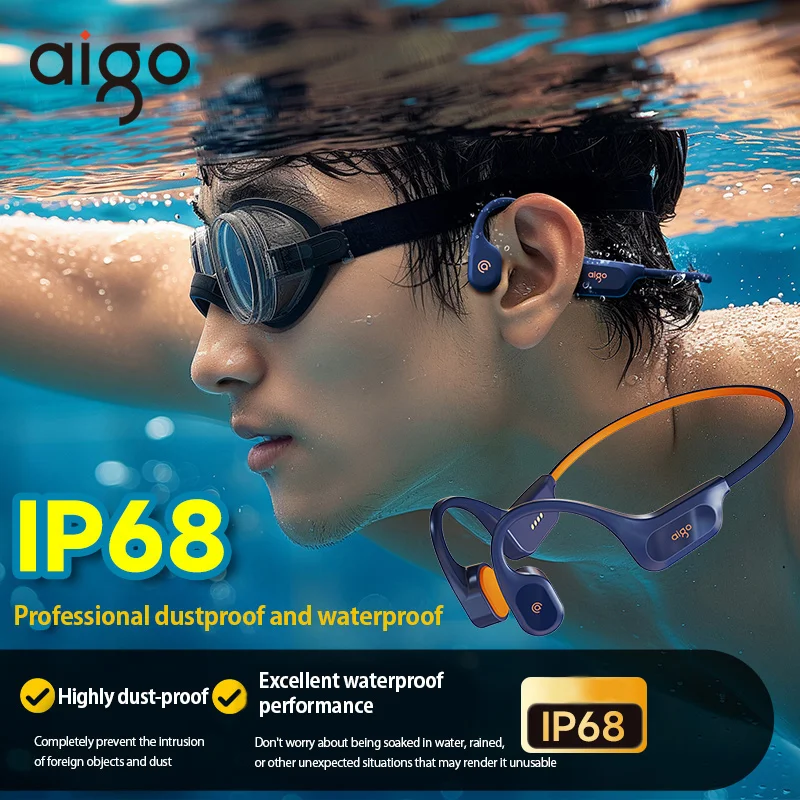 Aigo GS06 Swimming Earphone Professional Waterproof IP68
