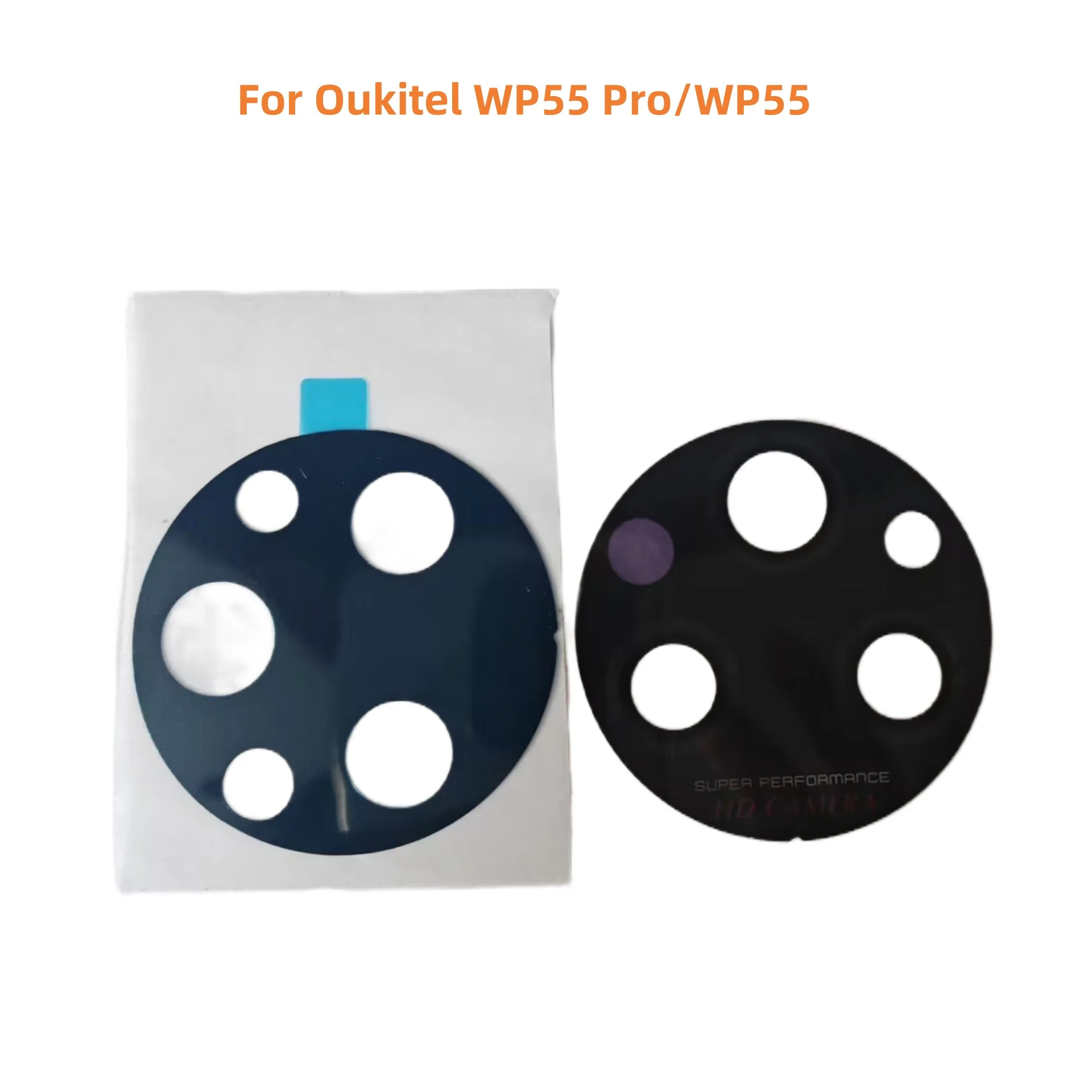 Oukitel WP55 Pro Rear Camera Lens Glass Cover with Adhesive Tape - Protective Spare Part