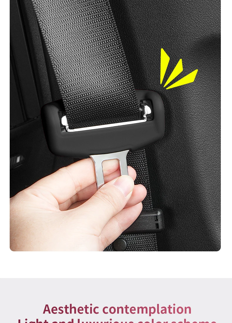 Silikon Auto Sitz Gürtel Schnalle Clip Schutz Für BMW 5er G60 X1 X2 U10 U11 Auto Vorne Hinten Sicherheitsgurt Abdeckung Auto Zubehör – Detail 11