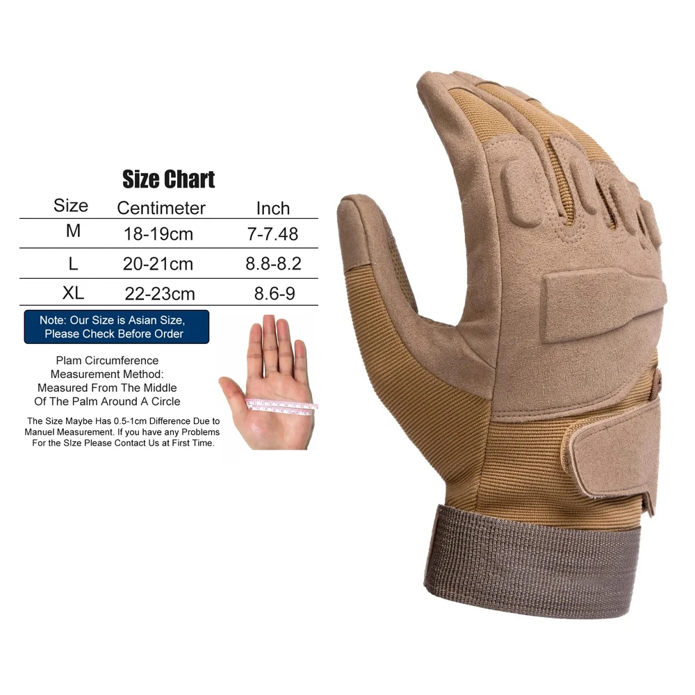 Outdoor Full Finger Tactical Gloves Cycling Gloves Sport Climbing Paintball Shooting Airsoft Combat Protection
