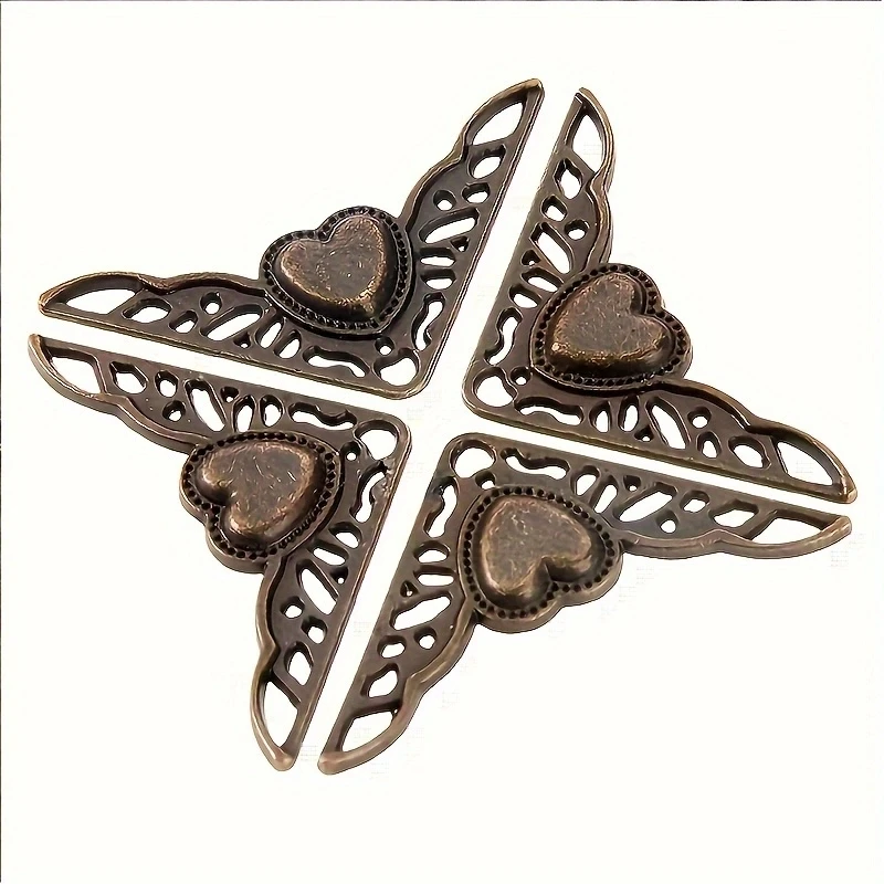 Wood Box Feet Leg Corner Protector Guard Bracket 8Pcs wood box feet protector furniture hardware furniture corner protector