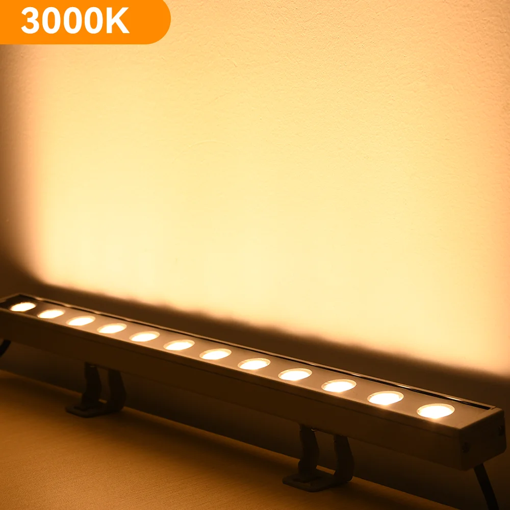 Wandleuchte für den Außenbereich, wasserdicht, modernes Wandwaschlicht, warmweiß, 3000 K, IP65, Garten, AC220V, Hotelbrücke, Straßendekoration – Detail 8