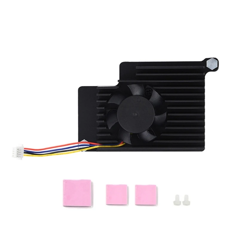 

Active Coolers for 5 Cooling Fan Heatsinks With Thermal Pad