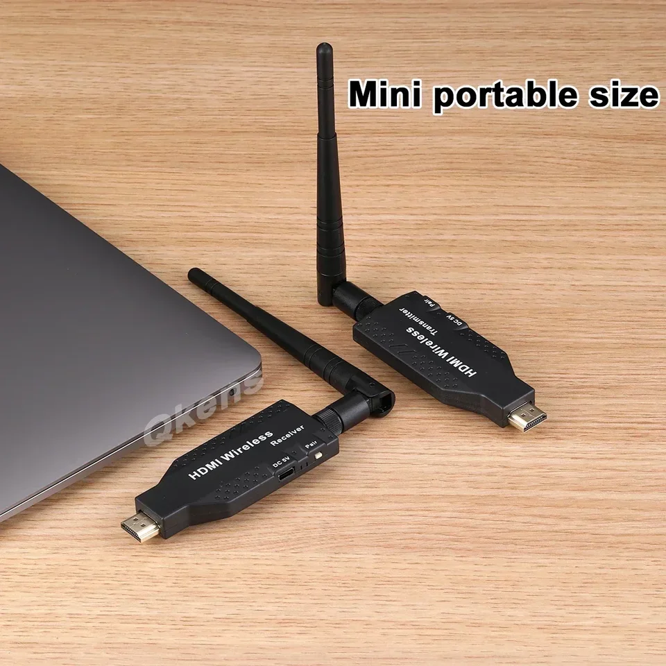 50M Wireless Transceiver Video Transmitter Receiver HDMI Extender