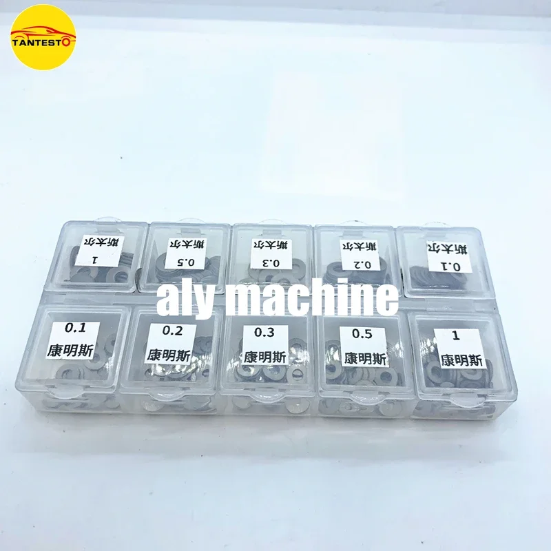 Injector Washer Shims TANTESTO 500PCS 3x7.2mm 4X9mm Diesel Common Rail Injector Pressure Adjusting Washer Gaskets for Cummins STR AOWEI
