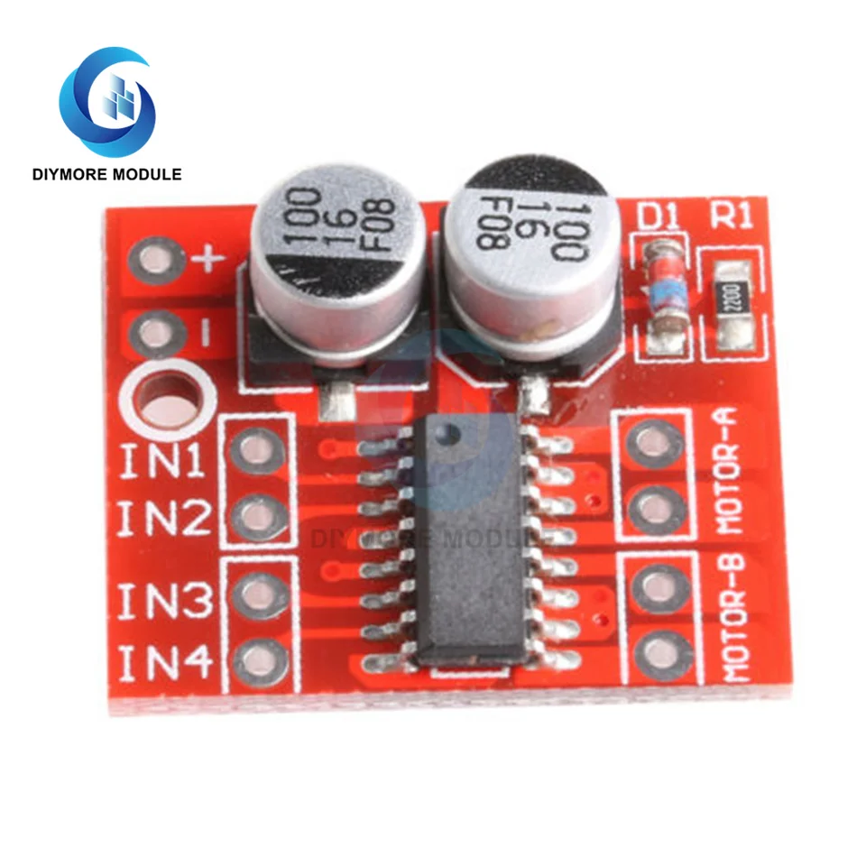 Dual H Bridge 1.5A DC Motor Driver Module