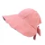 Wide Brimmed Fisherman Hat Outdoors Fishing Travel Women Sunscreen Sun Hats Bowknot Tie Hollow Ponytail Golf Summer Sunshade Cap 13