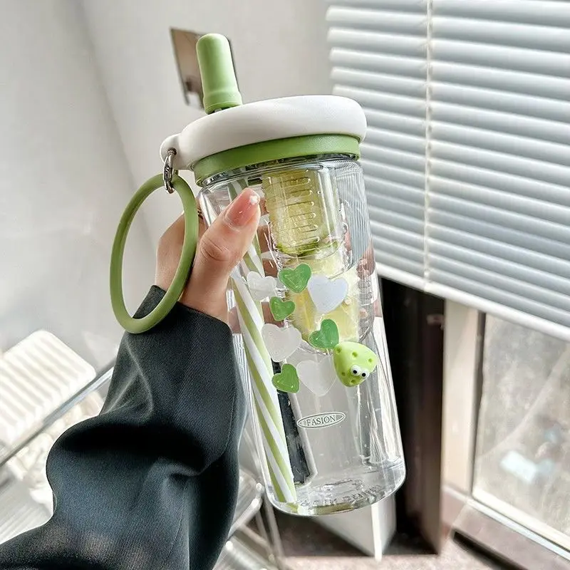 

Бутылка для питья, устойчивая к высоким температурам пластиковая спортивная чашка, кружка с защитой от падения, портативная чайная корзина, бутылка для воды