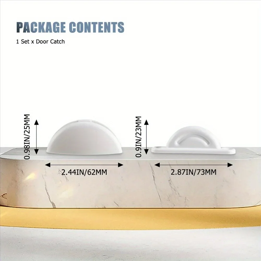 1 Set Door Retainer Catch- Camper Accessories Door Retainer Catch for Caravan Motorhome Lock Boat Rv Stopper Clip