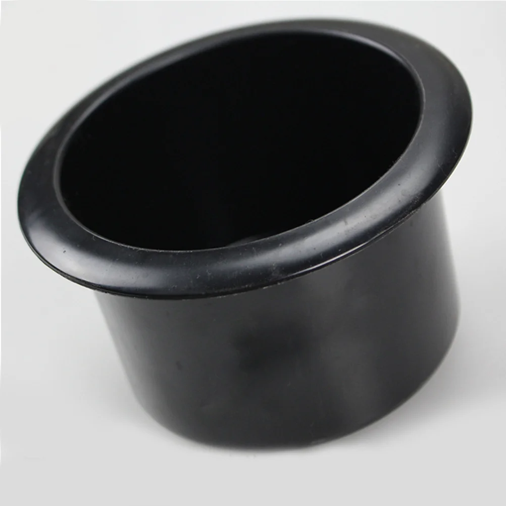 Plastic Replacement Cup Holder Insert Black Storage Cup for Sofa Recliner Car Poker Table