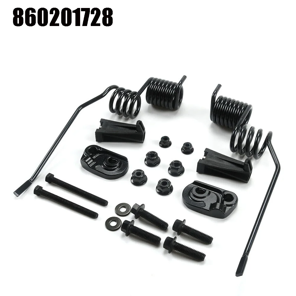 Spring Style Rail Mount Ice Scratchers for Ski-Doo Replaces 860201728 1 set chainsaw spare parts av spring buffer handlebar buffer mount spring kit for 371 372 372 xp 362 365 garden tools replace