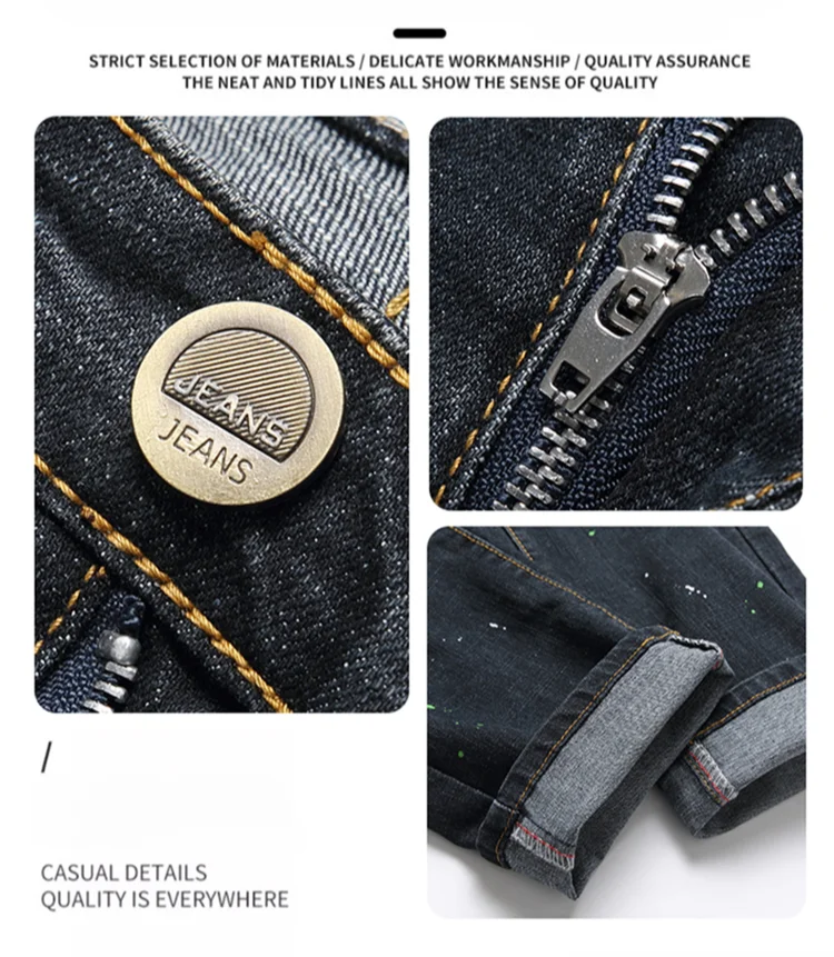 PlatiNum Slim Stretch Ripped Jeans - Side View