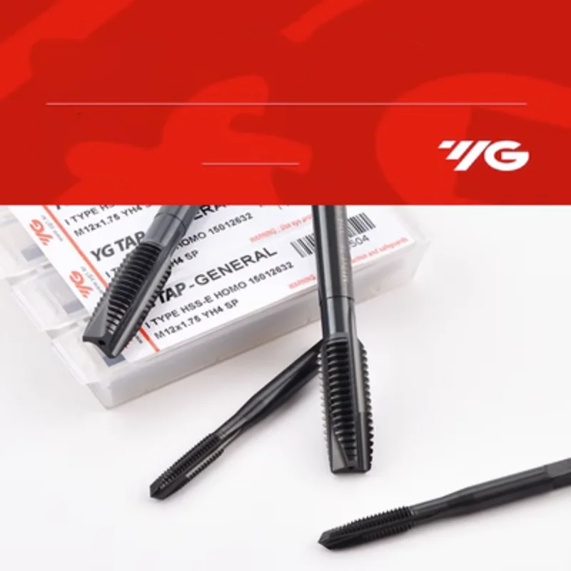 Korea YG T1121 Spiral Fluted Tap and T1022 Spiral Pointed Tap Machine Thread Tap