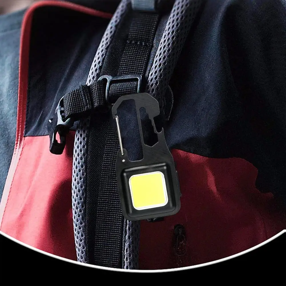 

Creative Work Light Multifunctional Tripod Hole Outdoor Light High Lumens COB Keychain Repair Lamp