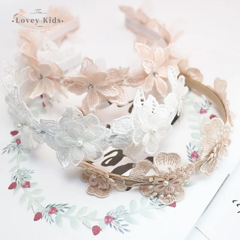 

Baby Floral Tiara Baby Girls Princess Sweet Crown Headdress Kids Bridal for Child Photo Tool Hair Accessories