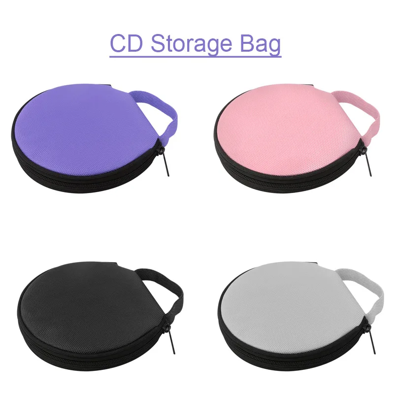 Portable CD Case Holder 20 Capacity Oxford Cloth DVD Case Disc Storage Organizer Bag for Car Home cd dvd storage bag cd dvd storage case