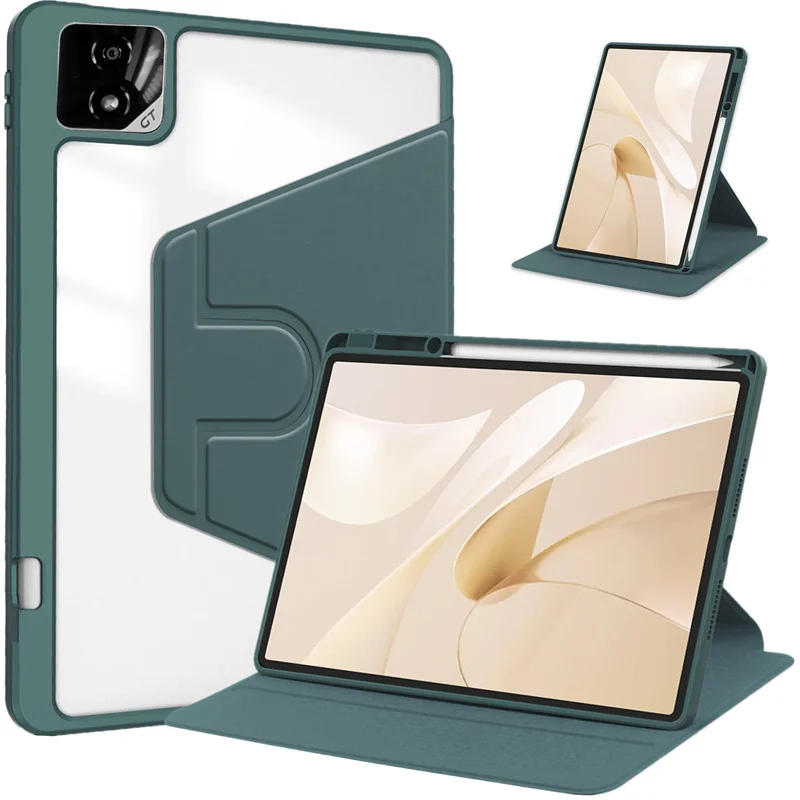 360° Rotation Protective Case with Pencil Holder and Multi-Angle Stand