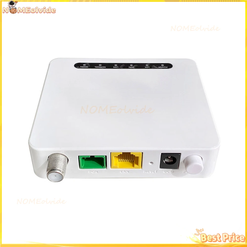 

1-5pcs 1GE+CATV XPON ONU Optical Fiber Terminal Equipment Compatible With OLT R15 R17 OIT V2.1.0 Version Without WIFI