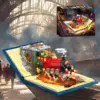 889PCS Magic Train Building Blocks Classic Movie Train Scene MOC Model Bricks Set Desktop Decoration Kids DIY Toys Birthday Gift 1