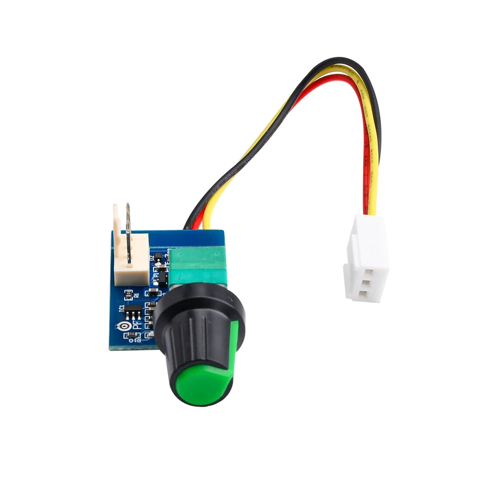 Modulo regolatore di velocà ventola PWM regolabile DC 5-12V con interruttore a manopola Regolatore di velocà ventola a 2/3 fili La riduzione del rumore può spegnerare  13