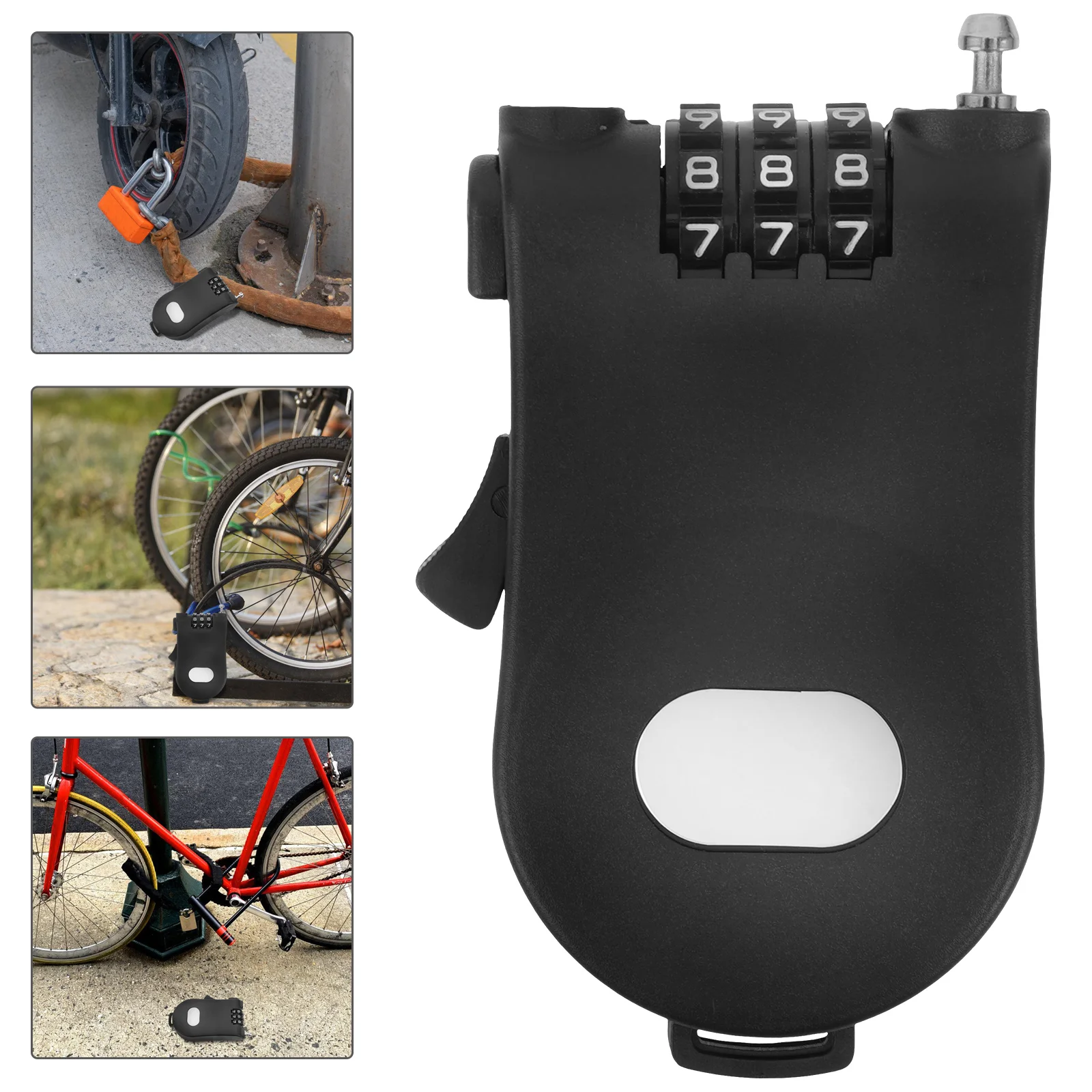 

Reusable Skateboard Lock Portable Board Lock Multi-function Bike Lock Snowboard Accessory