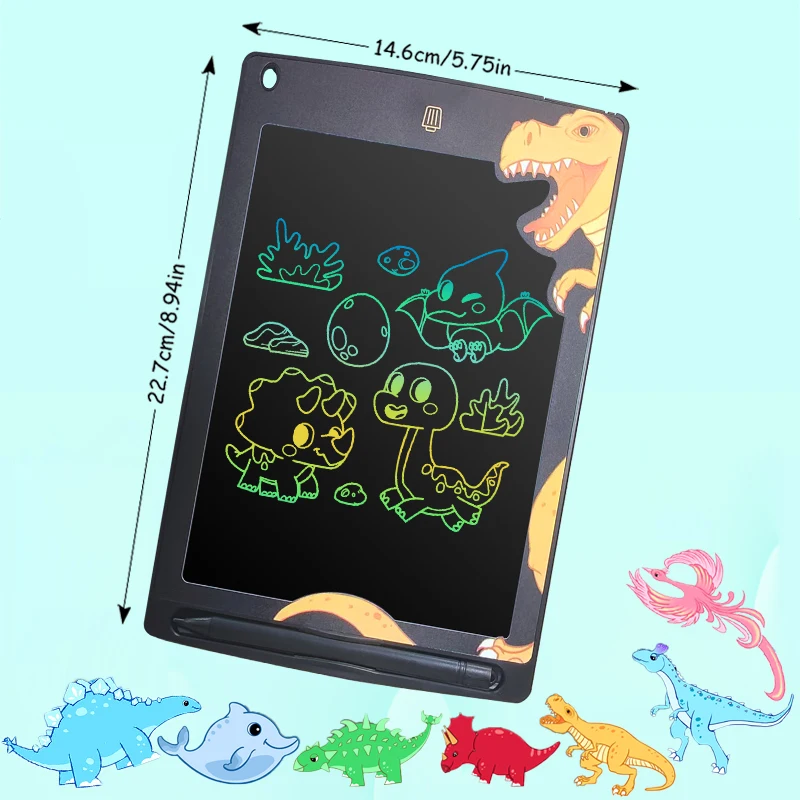 8.5 بوصة LCD تابلت للكتابة لوح رسم رقمي الكرتون من...