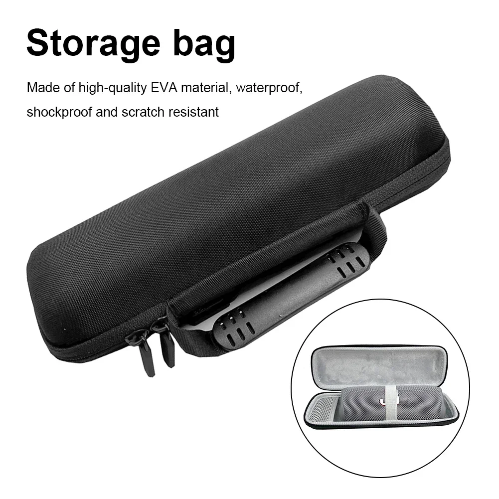 Hard Carrying Case for JBL Flip 7 6 5 4 3 Speaker Hard Travel Case Waterproof Hard Travelling Case Shockproof Storage Bag