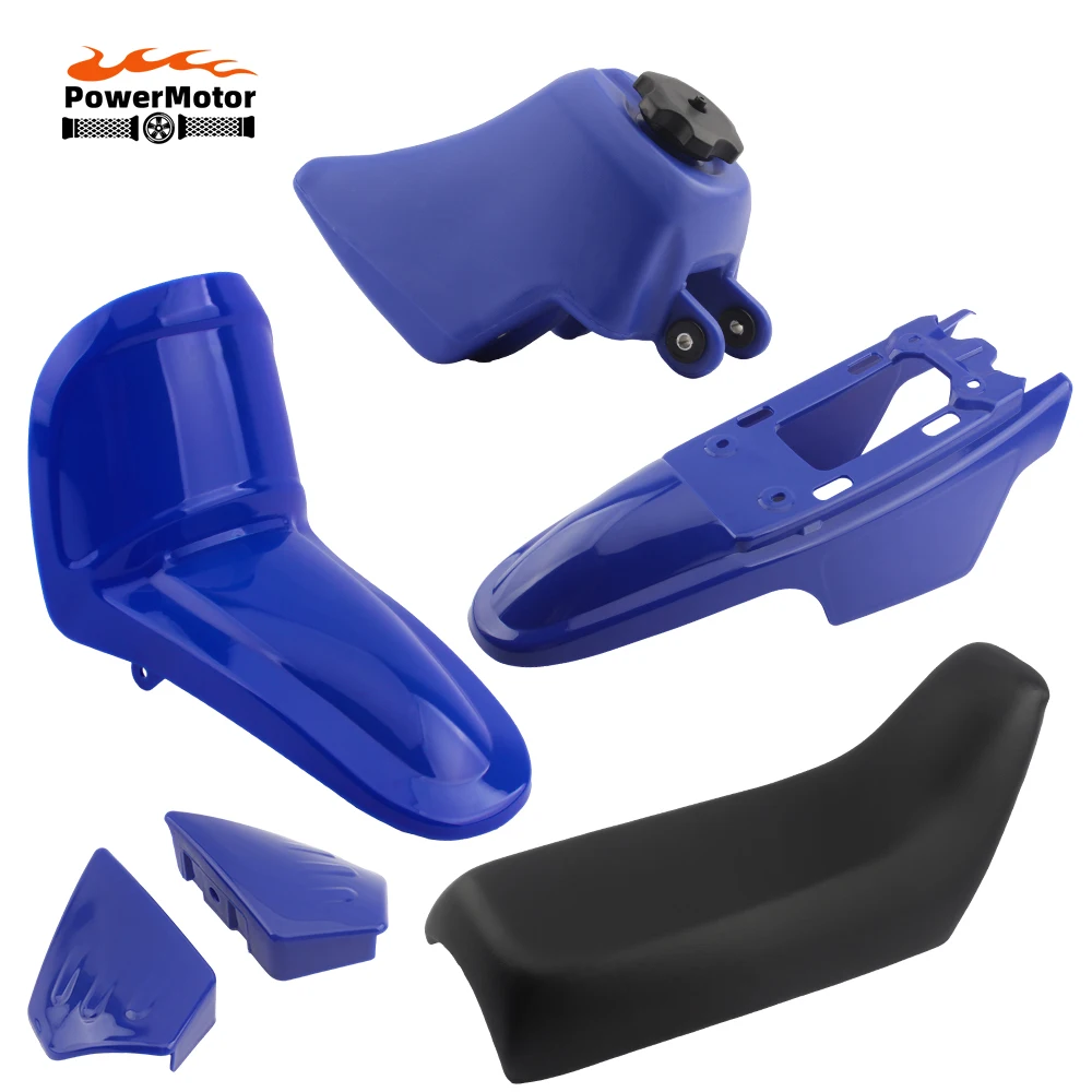 Carenatura Moto Parafango Anteriore Sedile Serbatoio Carburante Kit In Plastica Per Yamaha Pw50 Accessori Motocross Pit Dirt Mini Bike