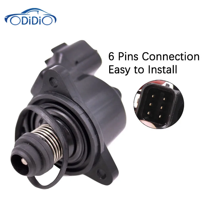 1450a132 6 Pins Idle Air Control Valve For Mitsubishi Chrysler Dodge Lioncel Lancer /md628168