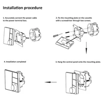 เทอร์โมสตัทอัจฉริยะ Tuya WiFi 16A AC220V ควบคุมอุณหภูมิระบบทำความร้อนไฟฟ้า พร้อมหน้าจอ LED และปุ่มควบคุมแบบหมุน สำหรับห้องและสำนักงาน 6