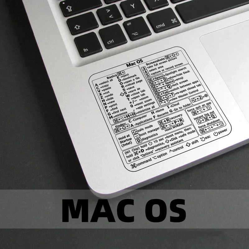 Adesivo Di Riferimento Per Tastiera Di Riferimento Adesivo Di Scelta Rapida Per Pc Laptop Desktop Per Apple Mac Chromebook Window Photoshop